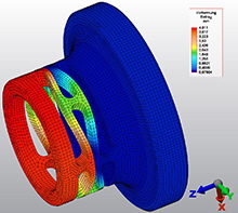 Polymerbauteil für Industrieroboter Polymerbauteil für Industrieroboter